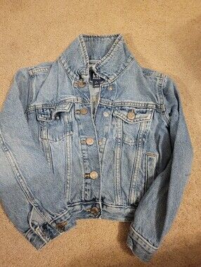 GAP Washed Blue Denim Trucker Jacket